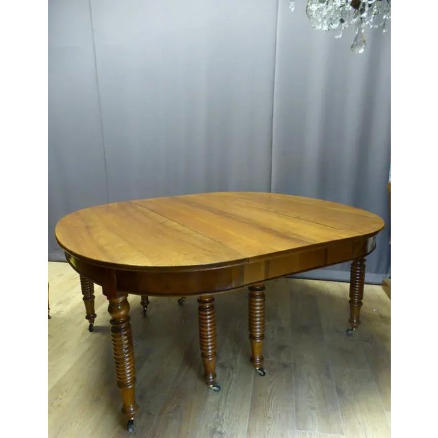 Large Antique Walnut Table For Sale - Image 3 of 7