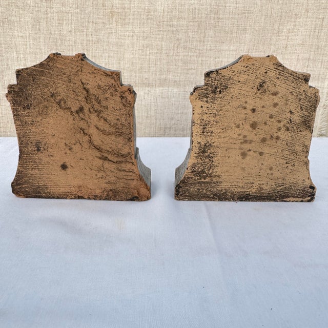 A matching pair of bookends after the Liberty Bell. These have been cleaned and are ready to be used. Minimal wear...