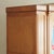 Art Nouveau Wardrobe in Oak with Oval Mirror For Sale - Image 13 of 17