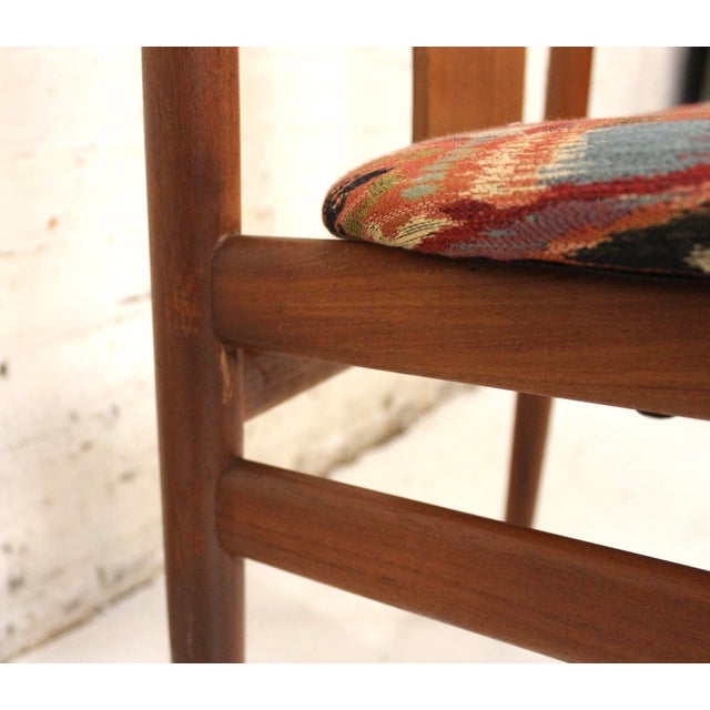 Mid 20th Century Set of 6 Mid-Century Danish Chairs Attributed to Henning Sorensen For Sale - Image 14 of 14