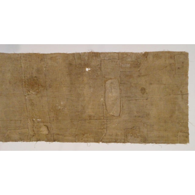 Antique Painted Swedish Folk Art Linen Bonad Depticing Ahasuerus’ Banquet, Book of Esther For Sale - Image 12 of 12