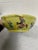 Chinoiserie Early 20th Century Vintage Chinoiserie Covered Painted Porcelain Bowl From Marshall Fields, Yellow For Sale - Image 3 of 9