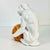 1950s Vintage Majolica Chinoiserie Hollywood Regency Figural Monkey With Pumpkin After Chelsea House, Halloween & Thanksgiving For Sale - Image 9 of 18