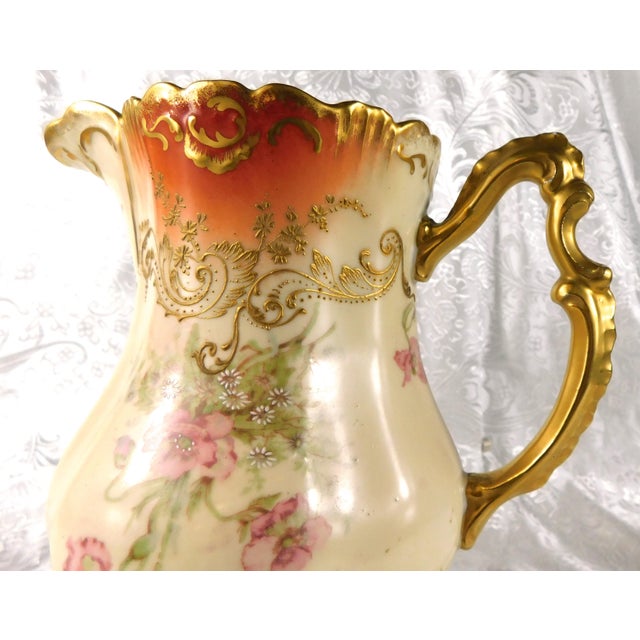 Late 18th Century Late 18th Century Coiffe Et Cie and Lazeyras Rosenfel Lehman Limoges Chocolate Pot With No Lid For Sale - Image 5 of 14