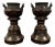 Antique Victorian Bronze Japanese Vases, 1860, Set of 2 For Sale