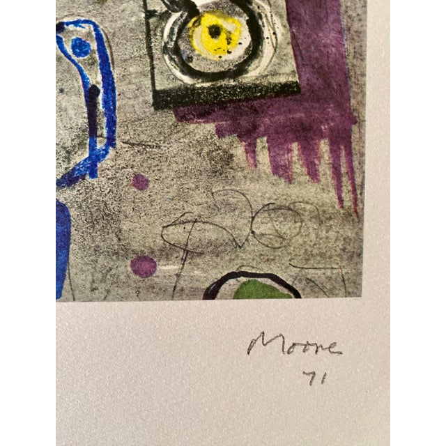 Henry Moore Signed Lithograph Print, 1971 Contemporary, Abstract, Modern For Sale In New York - Image 6 of 8