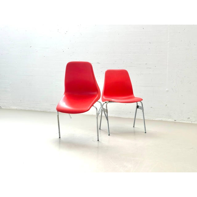 Vintage Stacking Chair from Lübke, 1970s For Sale - Image 10 of 18