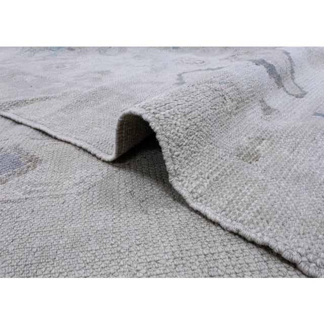Textile Turkish Oushak Rug 10'5" x 14'4" For Sale - Image 7 of 8