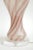 Vintage Italian Murano Lucite and Glass Striped Lamp Pinks, Gold, Copper, Clear 60's For Sale - Image 9 of 10