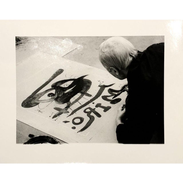 Vintage 12 Photos of Joan Miro by Clovis Prevost For Sale - Image 6 of 7