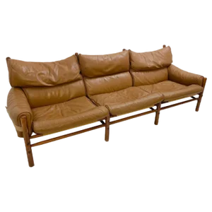 Mid-Century Modern Kontiki 3-Seater Sofa by Arne Norell, Sweden, 1960s