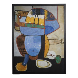 After Karel Appel, Le Regard, 1990s, Oil on Canvas, Framed For Sale