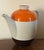 Eschenbach Bavaria Mid-Century Modern Porcelain Teapot or Coffee Pot With Brown and Orange Stripes For Sale In New York - Image 6 of 16