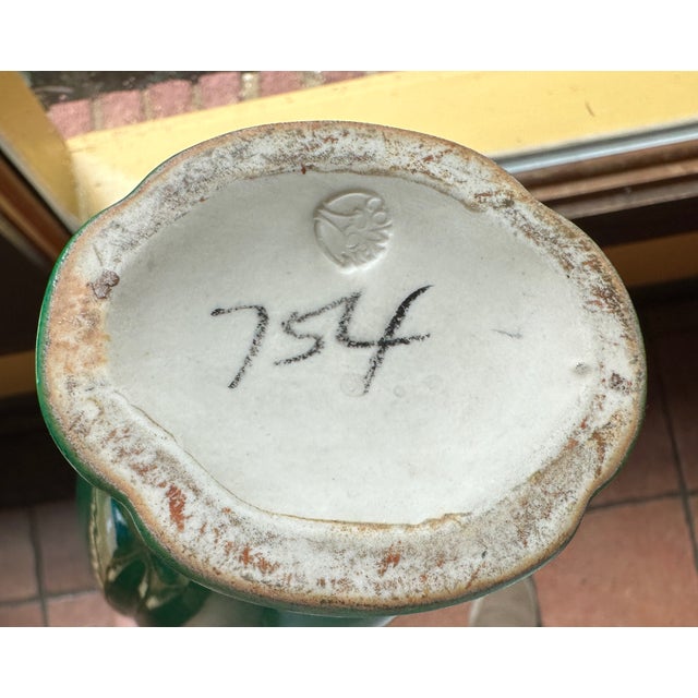 Art Deco Green Crystalline Cowan Art Pottery Vase For Sale In Philadelphia - Image 6 of 6