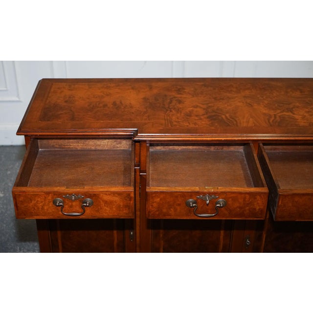 Antique Victorian Burr Walnut Sideboard by Jan Smith Brighton For Sale - Image 11 of 18