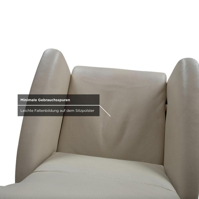 JR 2700 2-Seater Sofa and Lounge Chair Cream Leather from Jori, Set of 2 For Sale - Image 17 of 18