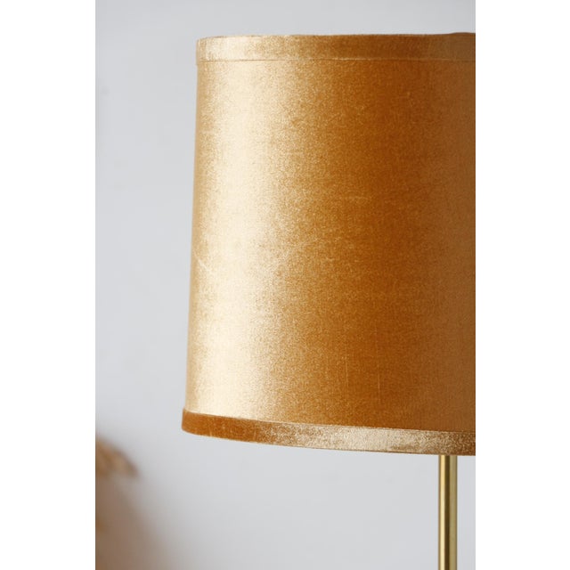 Vintage Scandinavian Teak, Bakelite and Brass Floor Lamp, 1960s For Sale - Image 11 of 16