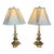 Vintage Frederick Cooper Neoclassical Brass Dolphin Table Lamps - Pair For Sale