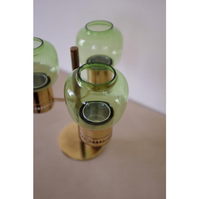 1950s Hans-Agne Jakobsson Brass Candleholder For Sale In New York - Image 6 of 7
