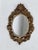 Baroque Antique Round Gilded Bronze Mirror For Sale - Image 3 of 8