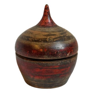 Vintage Wooden Tikka Box For Sale