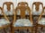 Set of 6 gondola chairs in blond mahogany from the 20th century - L=49cm, D=50cm, H=82cm, seat H=45cm.