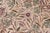 Shabby Chic 1990's Floral Pak-Persian Beige/Green Wool Round Rug- 8'1'' X 8'2'' For Sale - Image 4 of 9