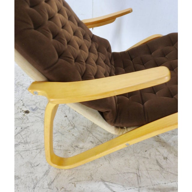 Brown Danish Modern Lounge Chair by Dux For Sale - Image 8 of 10