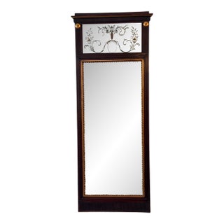 19th Century Mahogany and Gilt Mirror For Sale