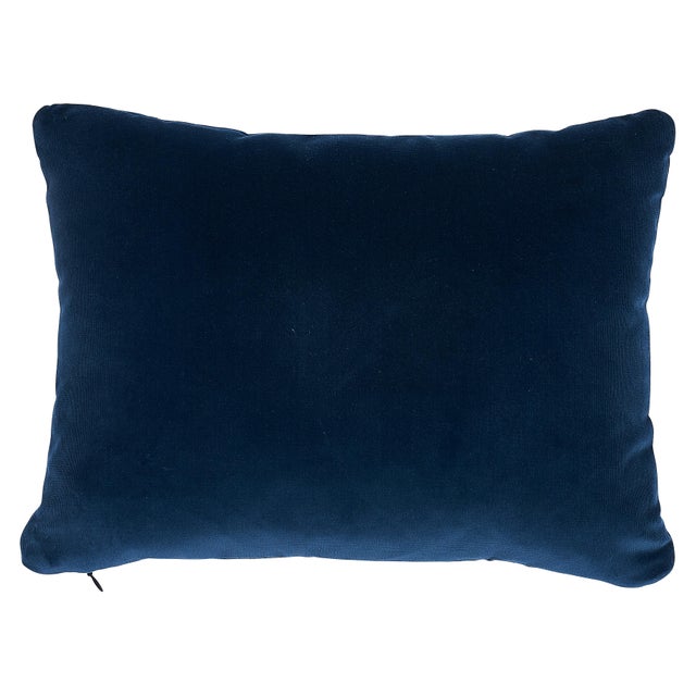 This pillow features Military Stripe Tape by Miles Redd for Schumacher with a knife edge finish. Body of pillow features...