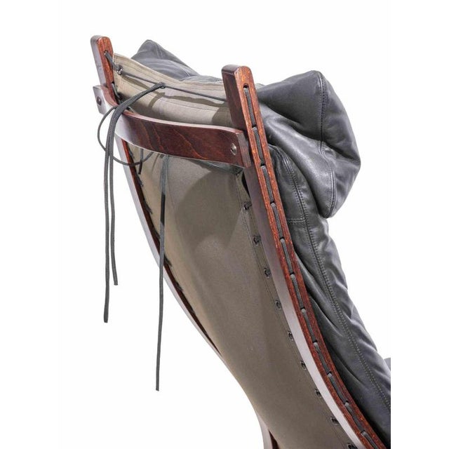 Siesta Chairs in Leather by Ingmar Relling, 1960s, Set of 2 For Sale - Image 3 of 9