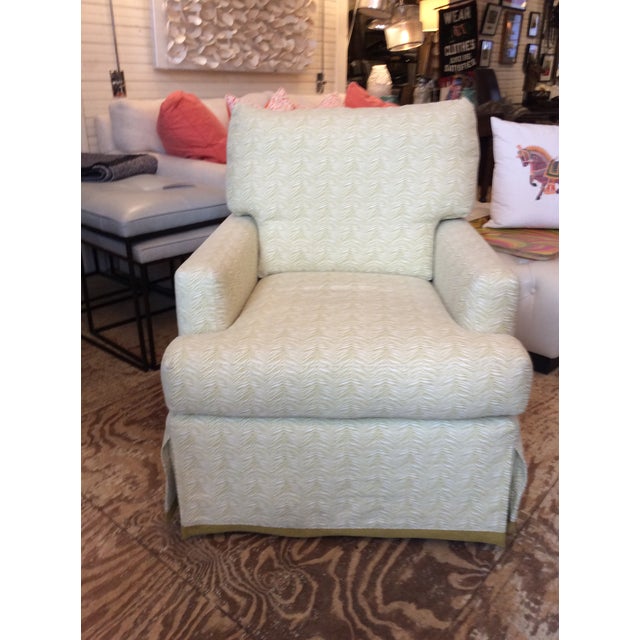 Lee Industries Upholstered Swivel Chair Chairish