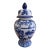 Chinoiserie Blue and White Porcelain Ginger Jar For Sale