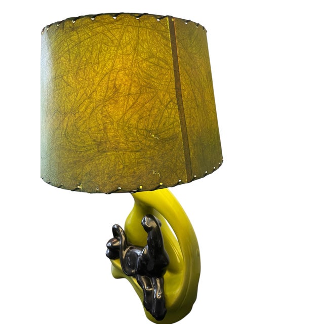Mid-Century Modern 1950 Mid-Century Modern Kitschy Panther Lamp For Sale - Image 3 of 5