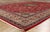 Textile Vintage Red Persian Kashan Rug - 09'09 X 13'01 For Sale - Image 7 of 9