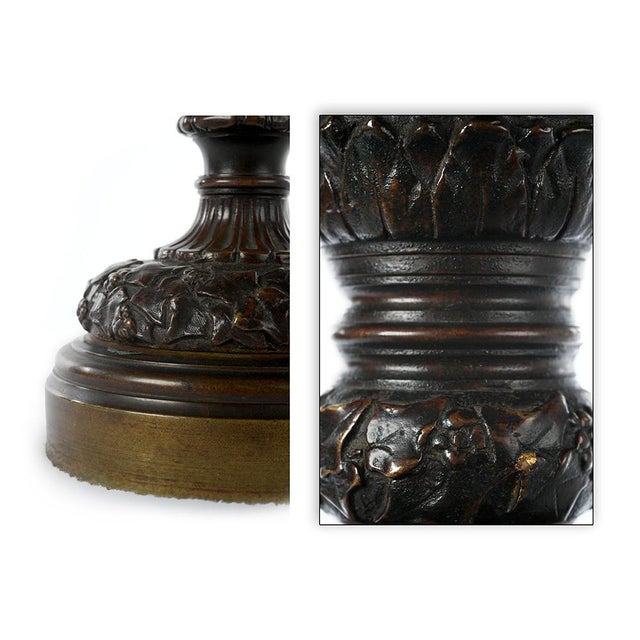 Napoleon III Renaissance Style Bronze Ewer For Sale - Image 6 of 7