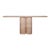 Bullet Leg Travertine Console Table 72" For Sale
