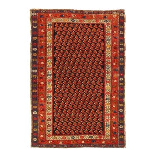 Pasargad DC Navy Blue Persian Antique Shirvan For Sale