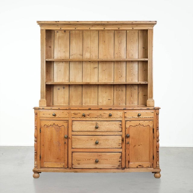 Antique English Cupboard in Pine, 1800s For Sale - Image 17 of 17