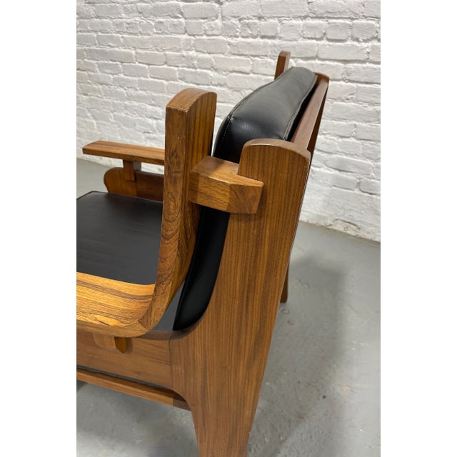 Mid Century Modern Sculpted Lounge Chair, Made in Italy, C. 1970s For Sale - Image 10 of 13