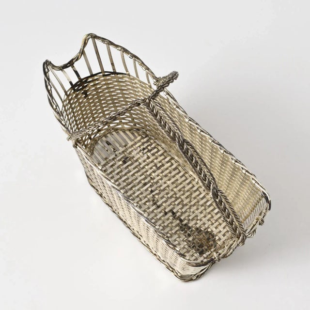 Silver Silver-Plated Wine Basket from Christofle, 1970s For Sale - Image 8 of 10
