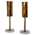 Gold Late 20th Century Pair of Brass and Marble Table Lamps, Probably Italy For Sale - Image 8 of 18
