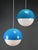 Metal Model 4021 Blue Methacrylate Pendant Lamp by Luigi Bandini Buti for Kartell, Italy, 1960s For Sale - Image 7 of 18