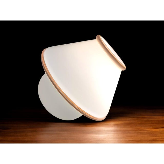 Mushroom-shaped table lamp by Leucos Murano glassworks, 1980s, made in Italy. A timeless design piece that never goes out...