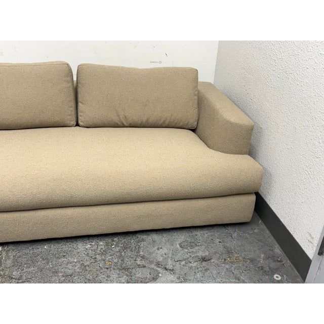 Contemporary Bespoke Contemporary Bouclé Sofa For Sale - Image 3 of 12