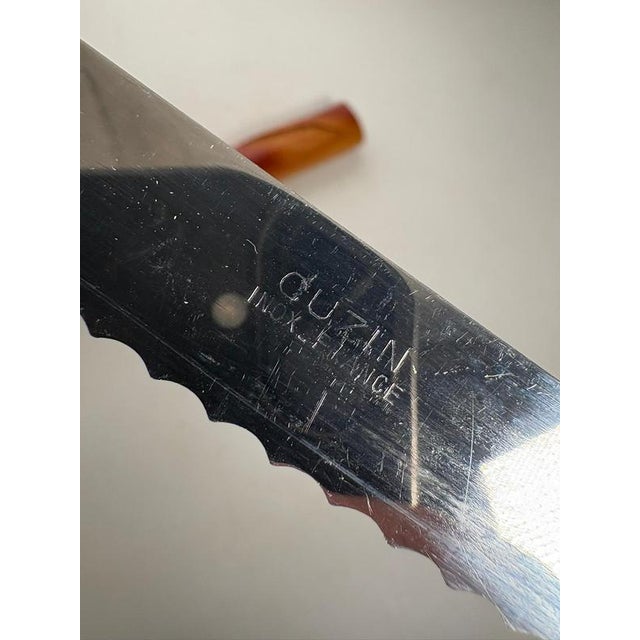 Wooden Baguette Knife Block, France, 1970s For Sale - Image 6 of 11