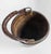 Green 19th Century Rustic Farmhouse Green Painted Leather Fire Bucket For Sale - Image 8 of 10
