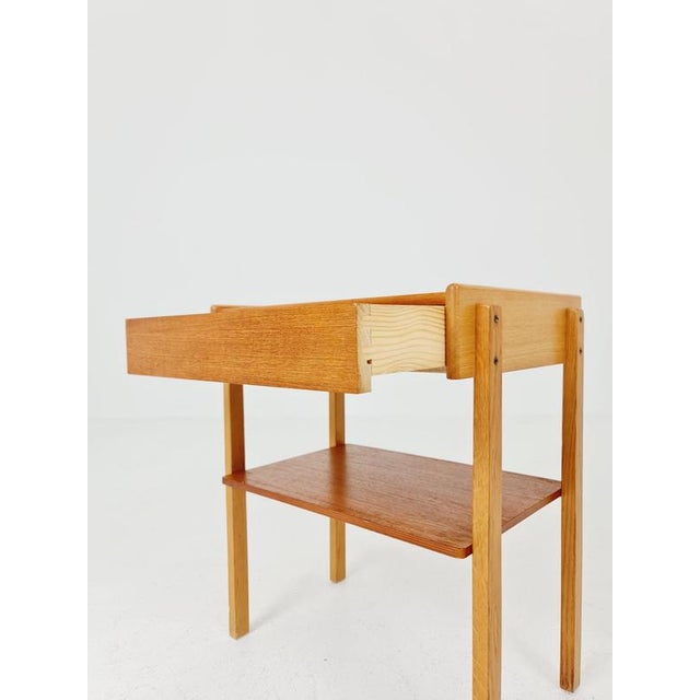 Brown Mid-Century Danish Teak Bedside Tables, 1960s For Sale - Image 8 of 15
