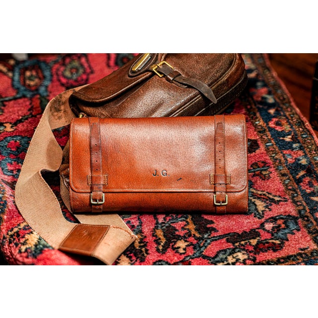 Step back in time with this exquisite Edwardian soft case, a rare and elegant relic of early 20th-century craftsmanship....