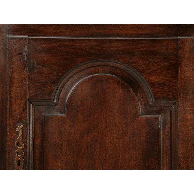 1930s Vintage French Oak Flip-Top Confiturier, Cabinet, Cupboard or Dry Sink, or Bar For Sale - Image 5 of 10